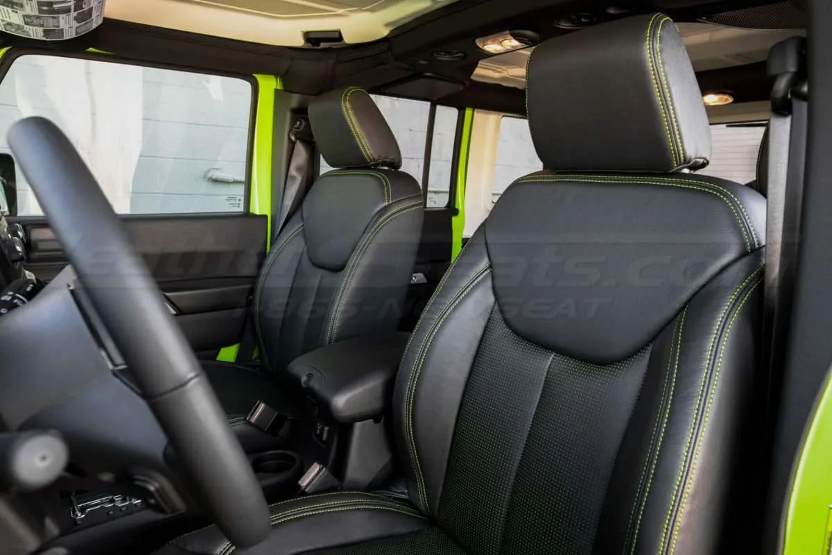 Jeep Wrangler Brown Leather Interior