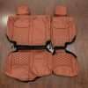 Jeep Wrangler Reticulated Upholstery Kit - Mitt Brown - Rear seats