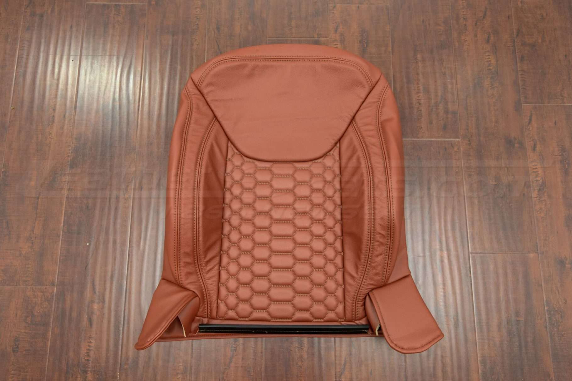 Jeep Wrangler Reticulated Upholstery Kit - Mitt Brown - Front backrest