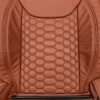Jeep Wrangler Reticulated Upholstery Kit - Mitt Brown - Reticulated Hex insert