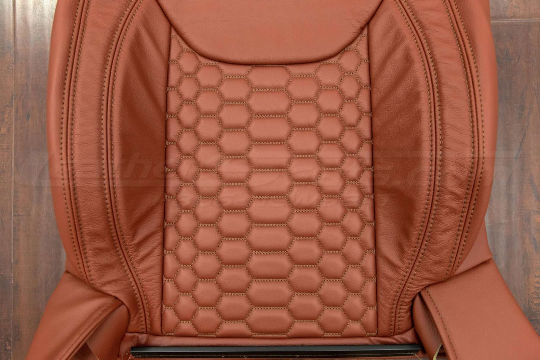 Jeep Wrangler Reticulated Upholstery Kit - Mitt Brown - Reticulated Hex insert