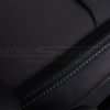 Jeep Wrangler JL Upholstery Kit - Black - Installed - Turquoise double-stitching