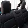 Jeep Wrangler JL Upholstery Kit - Black - Installed - Rear seat headrests