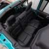 Jeep Wrangler JL Upholstery Kit - Black - Installed - Rear seats overhead