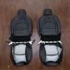 Jeep Wrangler JL Upholstery Kit - Black - Back view of front seats