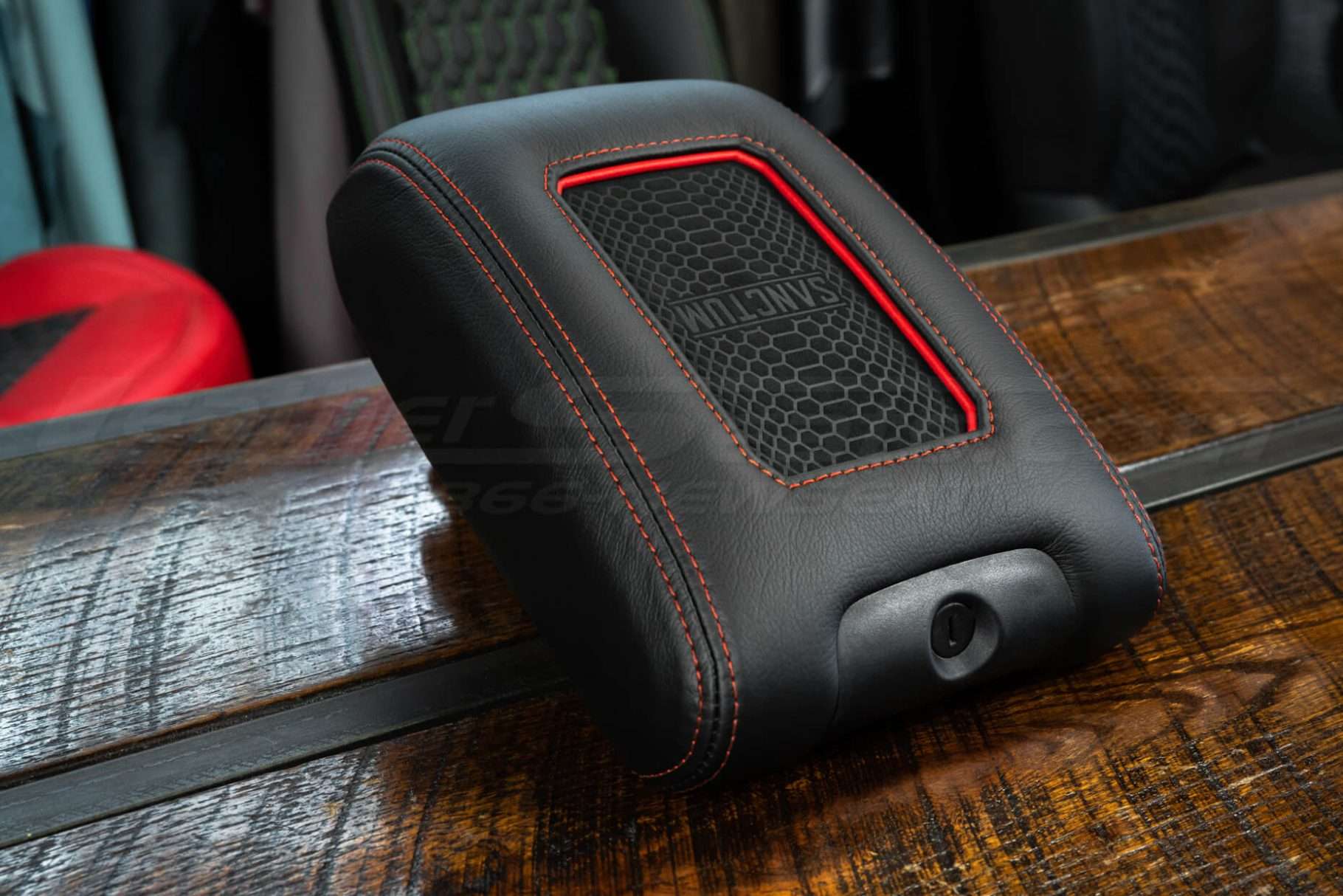 Jeep Wrangler Sanctum Charging Console side view