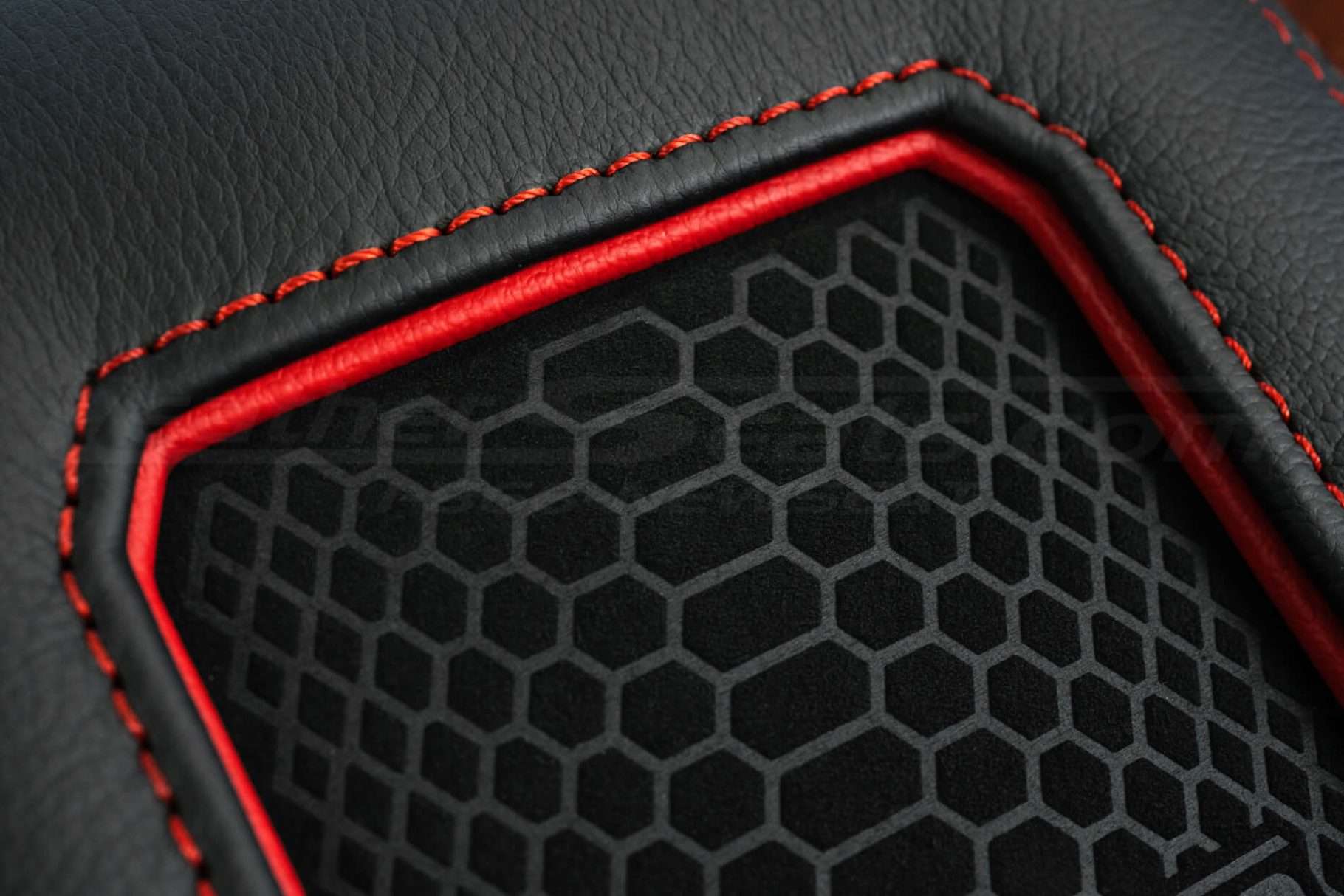 Sanctum Console charging pad and stitching