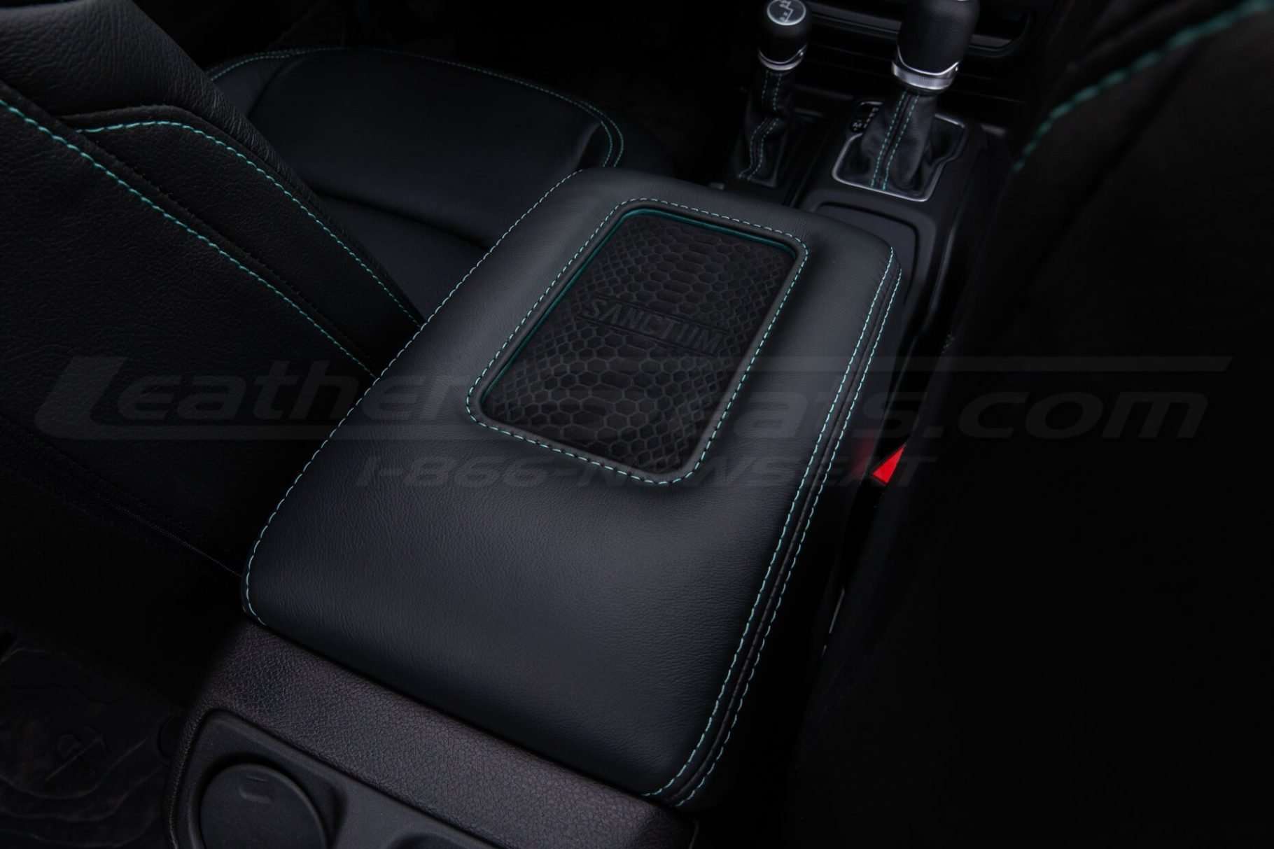 Installed Jeep Wireless Charging Console