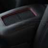 Custom center console with red double-stitching