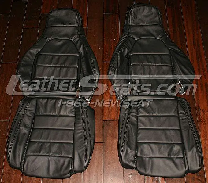 Mazda Miata leather upholstery kit - black