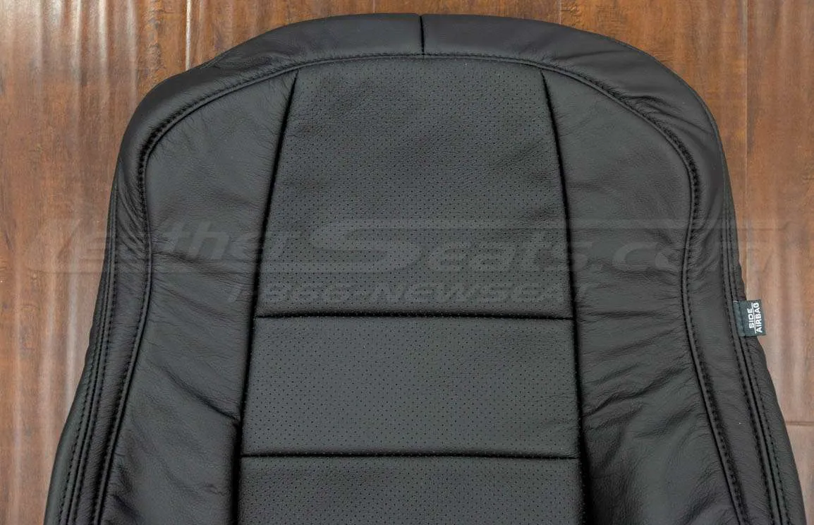Mazda 6 Upholstery Kit- Black - Upper section of front backrest