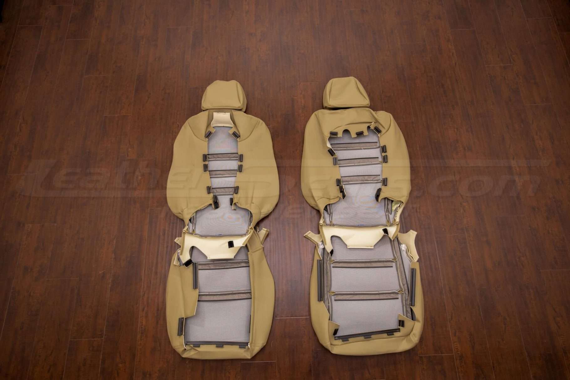 Rear view of from seat upholstery