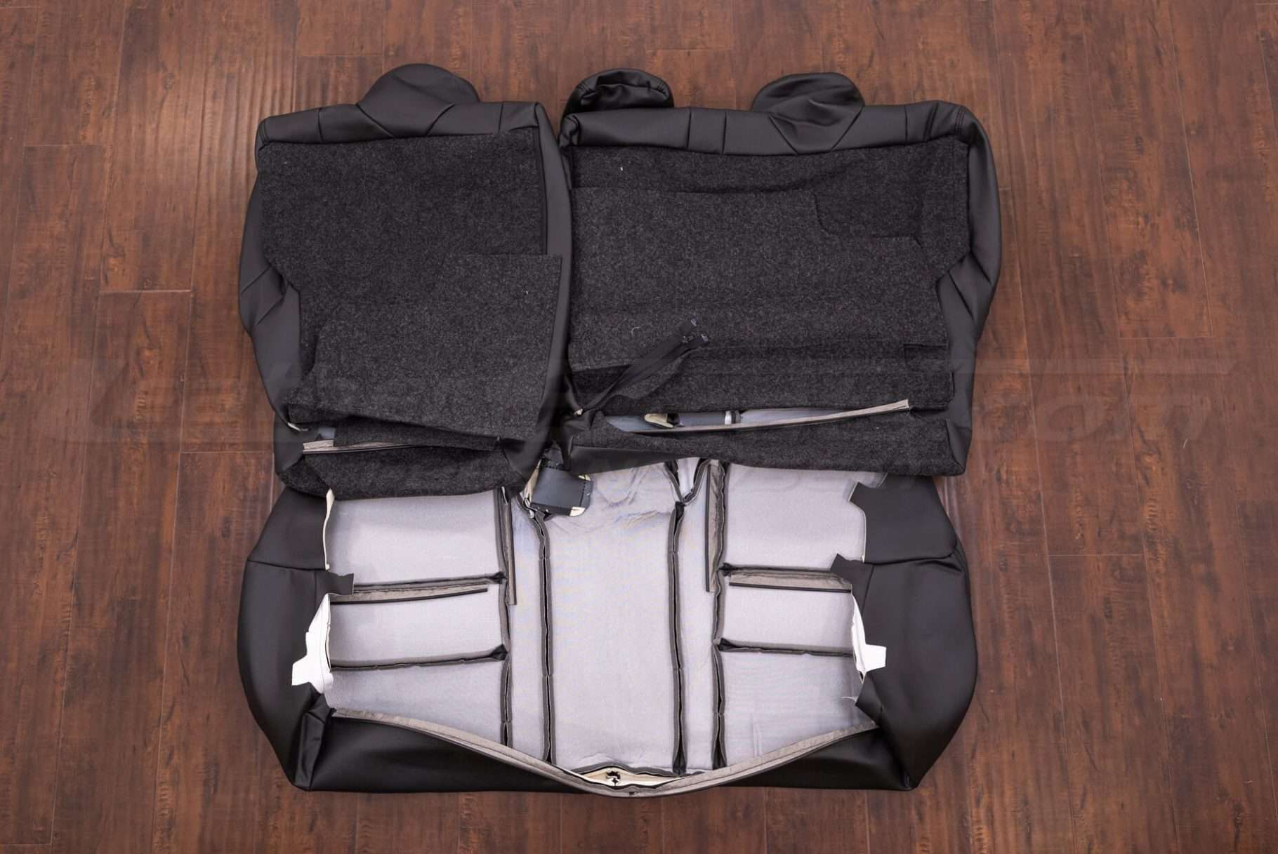 Back view of front seats