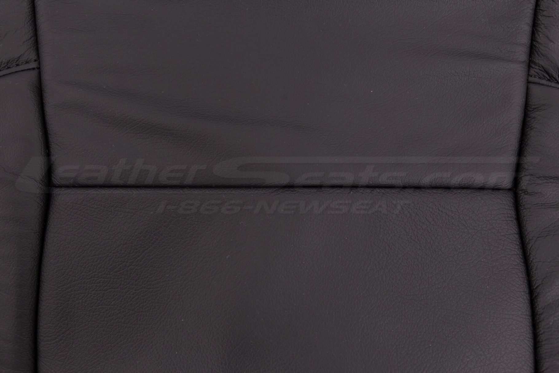 Toyota Highlander Leather Kit - Black - Backrest insert close-up