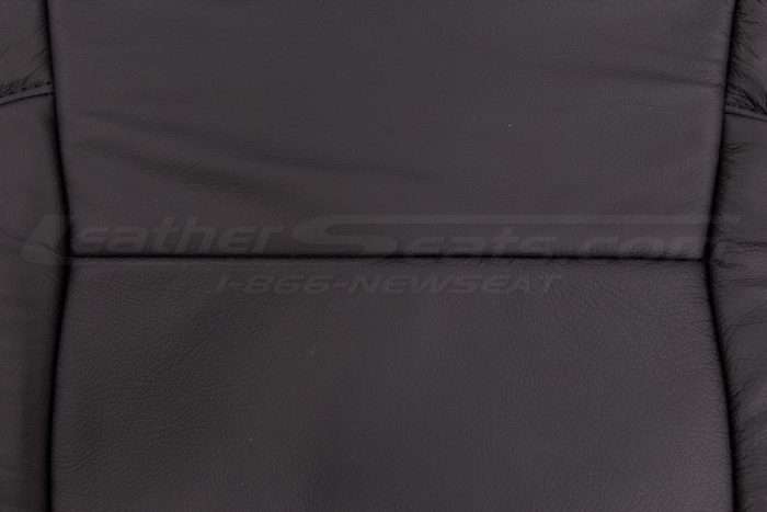 Toyota Highlander Leather Kit - Black - Backrest insert close-up