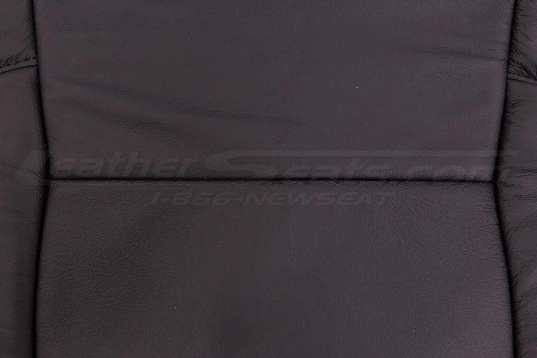 Toyota Highlander Leather Kit - Black - Backrest insert close-up