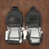 Ford Taurus Leather Upholstery Kit - Black - Back view of front seats