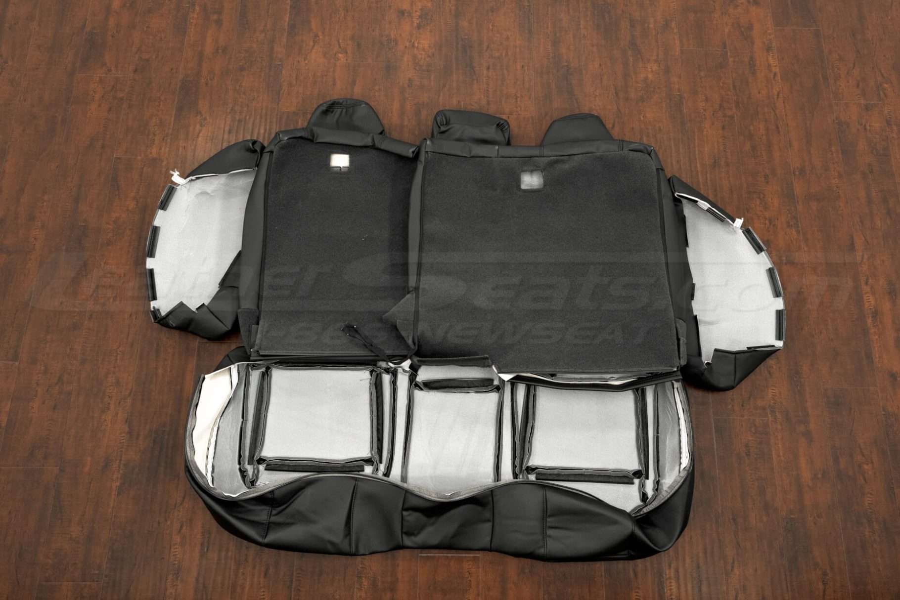 Ford Taurus Leather Upholstery Kit - Black - Back view of rear seats