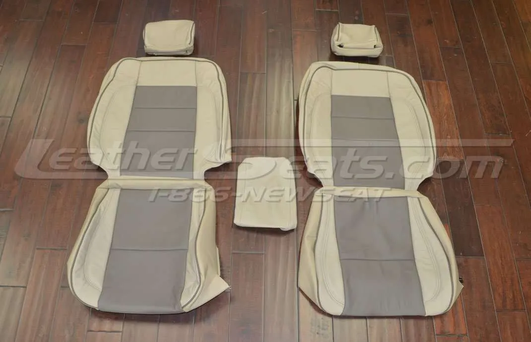Lexus GS Upholstery kit - Sandstone & Earth - Front seats