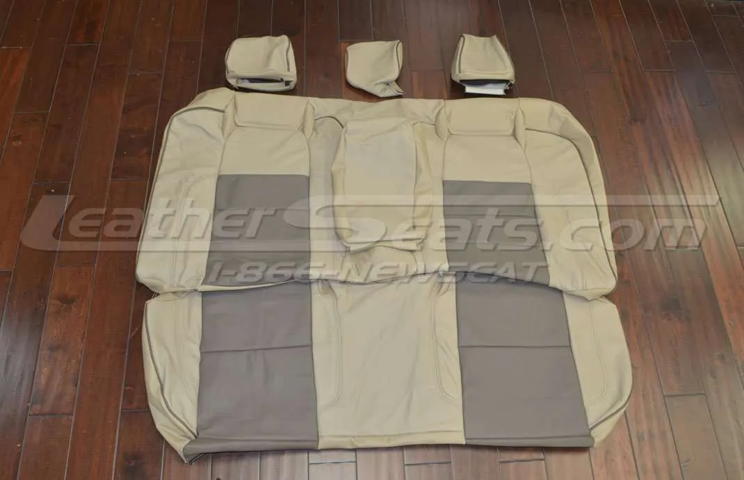 Lexus GS Upholstery Kit - Sandstone & Earth - Rear seats