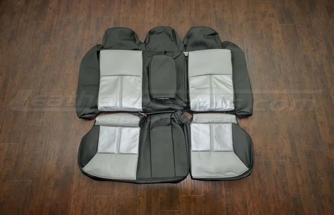 Chevrolet Impala SS Upholstery kit - Black & Silver - Rear seats