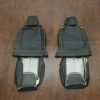 Jeep Wrangler leather kit - Black/Teak - Back view of front seats