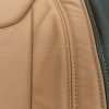 Jeep Wrangler leather kit - Black/Teak - Side double-stitching close-up