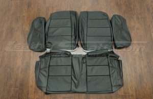 BMW Leather Upholstery Kit- Black - Rear seats. with bolsters