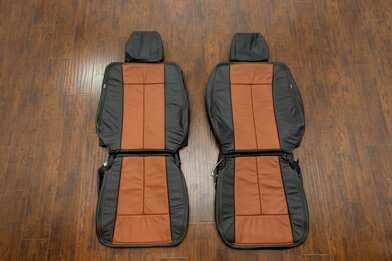 2010-2011 Ford Expedition Leather Kit - Black & Mitt Brown - Featured Image