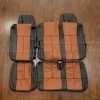 2010-2011 Ford Expedition Leather Kit - Black & Mitt Brown - Third row seats