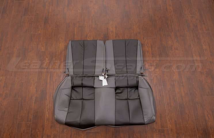 Mitsubishi Eclipse upholstery kit - Ecstasy Charcoal & Ecstasy Black - rear seats