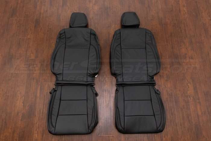Toyota Highlander Leather Kit - Black - Front seat upholstery