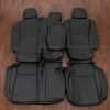 Toyota Highlander Leather Kit - Black - Rear seat upholstery with armrest