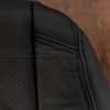 Toyota Highlander Leather Kit - Black - Black side double-stitching