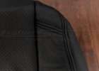 Toyota Highlander Leather Kit - Black - Black side double-stitching