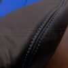 88-92 Chevrolet Camaro Leather Kit - Black & Cobalt - Bolster double-stitching