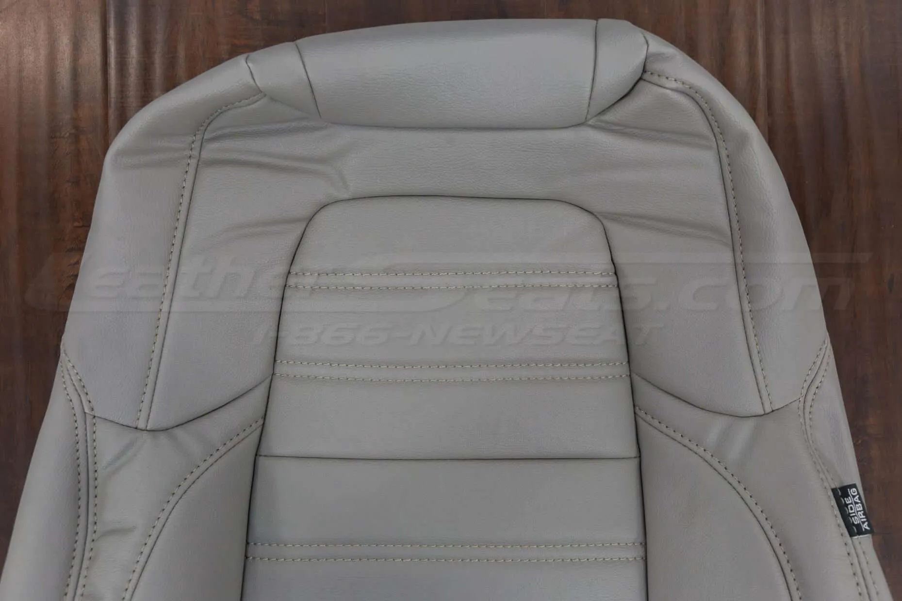 Honda CRV Leather Kit - Ash - Upper section of front backrest