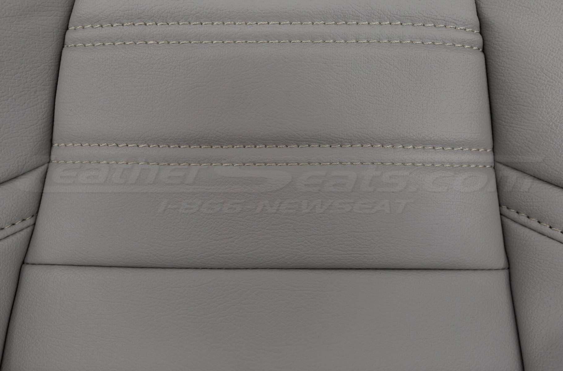 Honda CRV Leather Kit - Ash - Backrest insert close-up