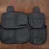 Nissan Titan Upholstery Kit - Black - Rear seat upholstery with armrest