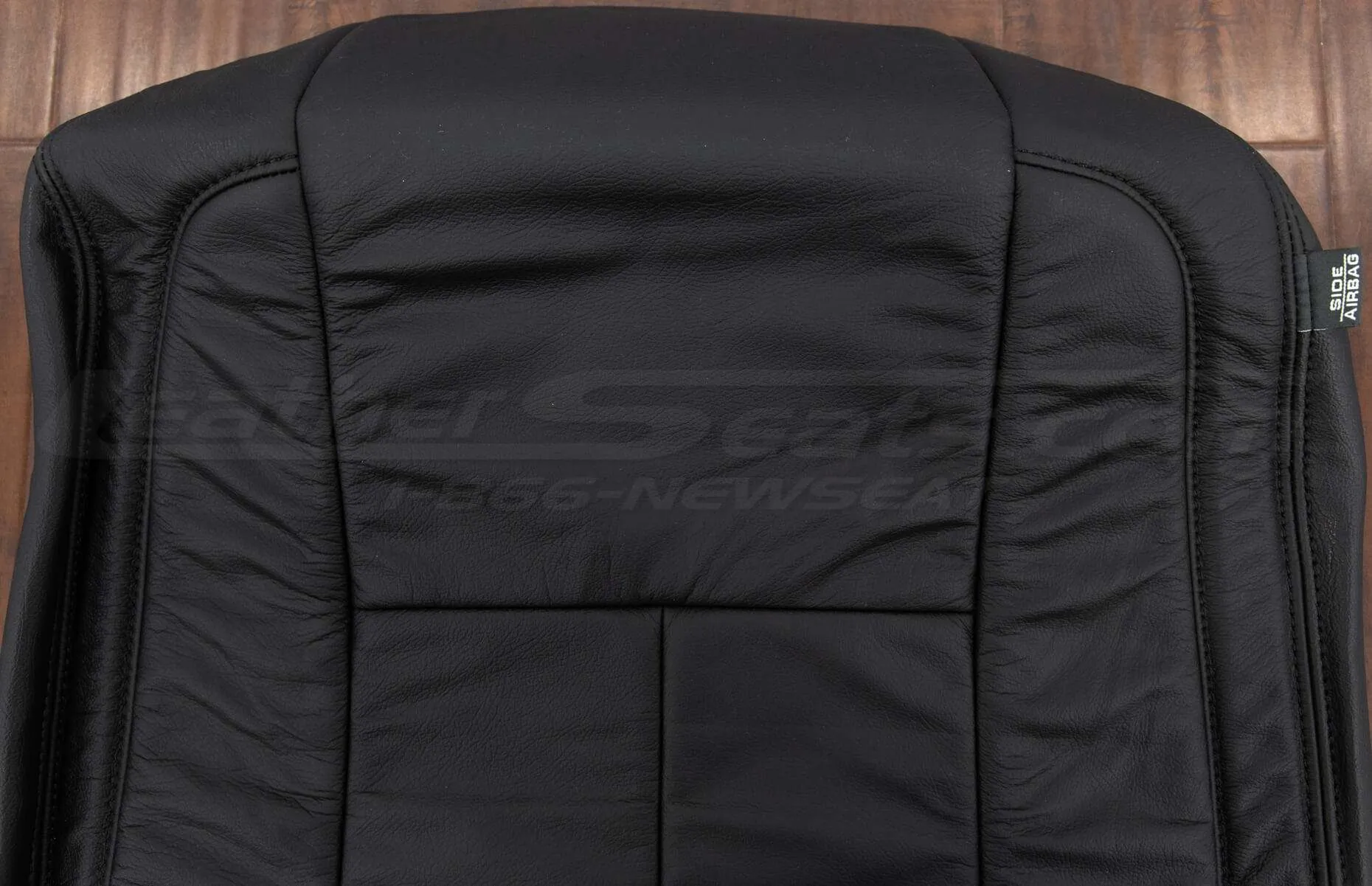 Nissan Titan Upholstery Kit - Black - Front backrest close-up