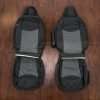 Chevrolet Spark upholstery - kit black & charcoal - Front Seat Upholstery