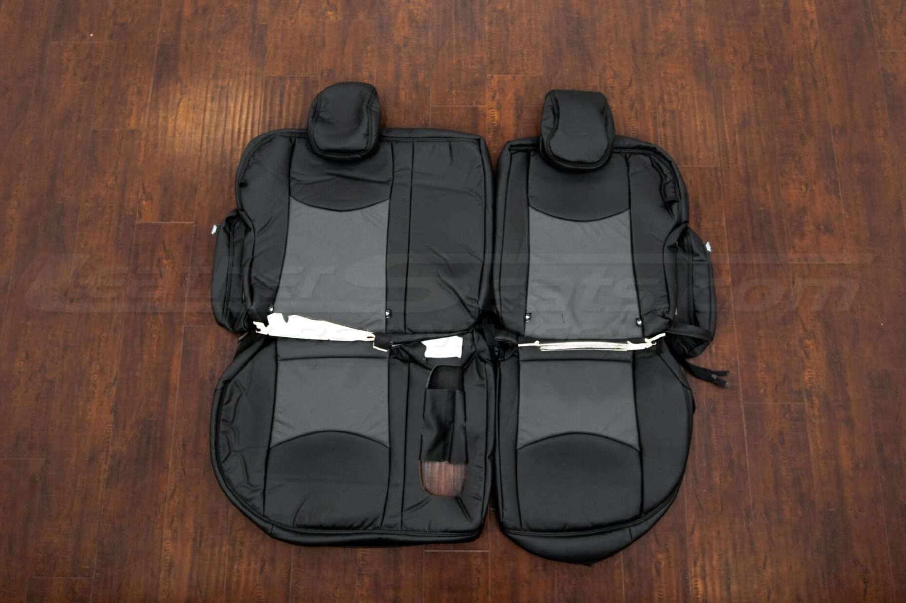 Chevrolet Spark upholstery - kit black & charcoal - Rear seat upholstery