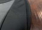 Chevrolet Spark upholstery - kit black & charcoal - Black side double-stitching