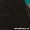 Reticulated backing foam close-up