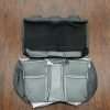 16-21 Honda Civic LX Upholstery Kit - Dark Graphite - Back view of rear seats
