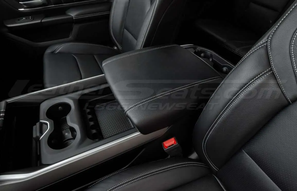2019-2020 Dodge Ram Leather Seats - Black - Center console cover