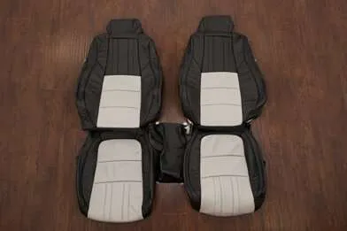 18-21 Honda Accord Leather Kit - Black & Dove Grey - Featured Image