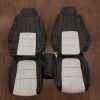 18-21 Honda Accord Leather Kit - Black & Dove Grey - Front seats with console