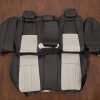 18-21 Honda Accord Leather Kit - Black & Dove Grey - Back seats with armrest and bolsters