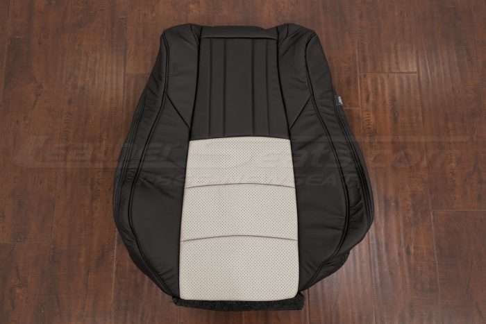 18-21 Honda Accord Leather Kit - Black & Dove Grey - Front seat backrest